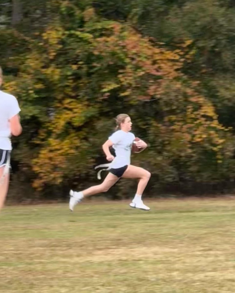 gregtucker31's tweet photo. If someone puts a competitive event together @laneyrtucker2 is gonna be there with everything she’s got. 3 school sports, 2 travel sports, straight A’s…&amp; all with a smile. Powderpuff Football today, makes me nervous, 4 TDs later and all is good. @CoachTucker2131 https://t.co/l1W50ovOsy