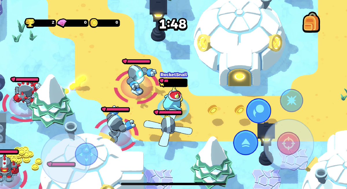 ryanconnollyart's tweet photo. Presenting… Snow Blasters!

The first playable demo will be available at the end of the month for everyone to play! 

I’ve added win-streaks, a Boss level for every 3rd win you get, more enemies, more bug fixing, and more animations.

Very excited for what’s to come.

#SnowBlasters