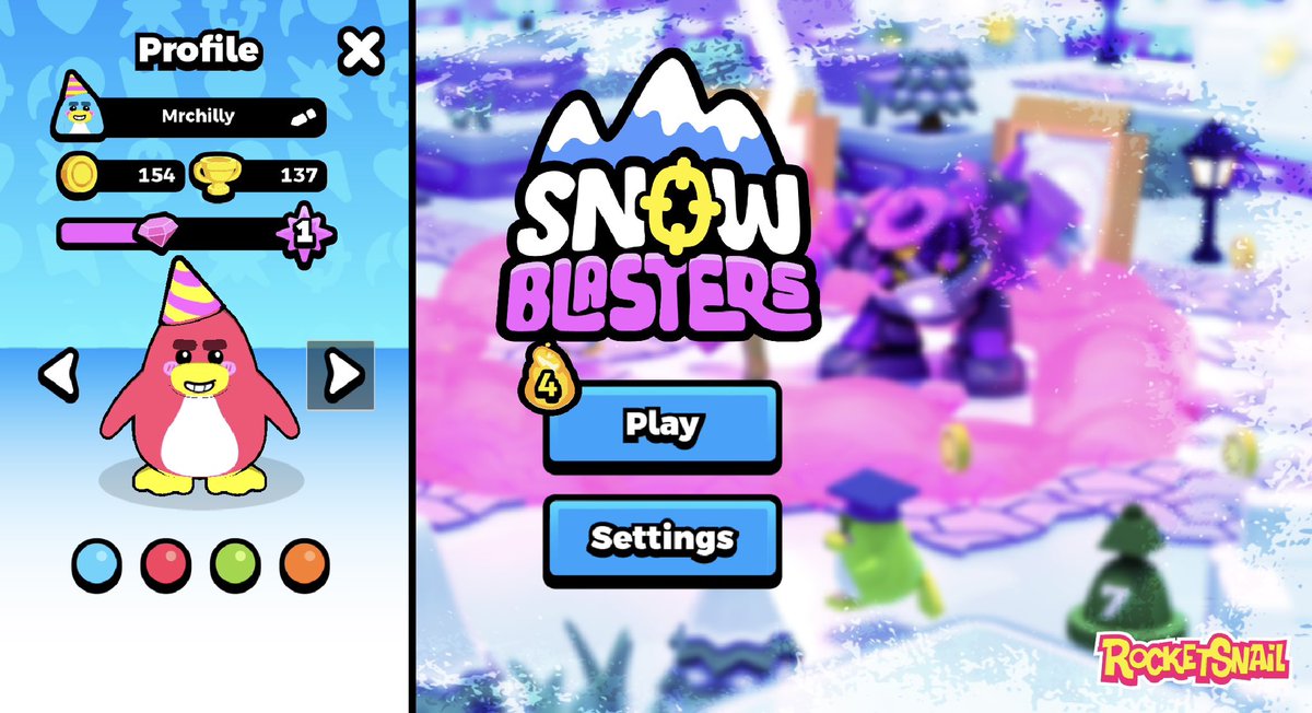 ryanconnollyart's tweet photo. Presenting… Snow Blasters!

The first playable demo will be available at the end of the month for everyone to play! 

I’ve added win-streaks, a Boss level for every 3rd win you get, more enemies, more bug fixing, and more animations.

Very excited for what’s to come.

#SnowBlasters
