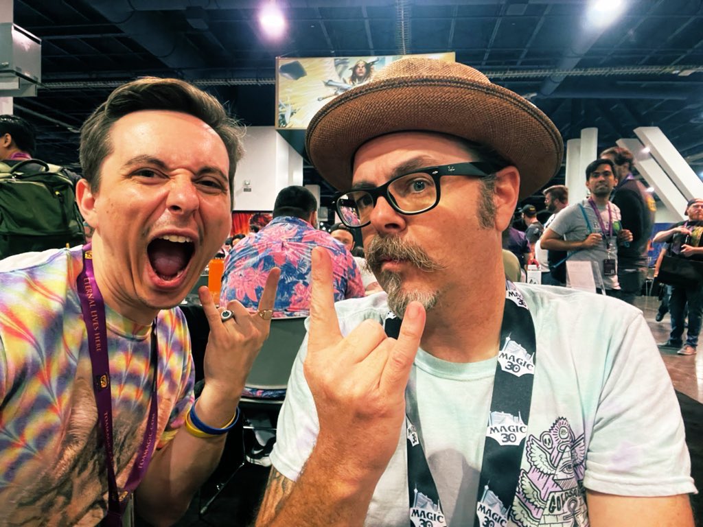 AMPdGamingMTG's tweet photo. #MCVegas was incredible

We had an AMAZING time at the event @luastardust put together. The entire creator area was FILLED, to play/learn cEDH!!! 

Saw so many friends. 
Made new ones. 
Got cards signed.

Smiles and laughs everywhere

See you not soon enough

We love you all🤘 https://t.co/8HaJFjZHKN