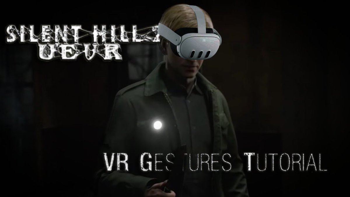want to make Silent Hill 2 UEVR, that little bit more immersive?

how about
- 6 dof melee
-vr holsters for map and weapons
-vr reloading system
-health Gesture (take your meds)
-interaction gesture

join us for a tutorial

youtu.be/8JWsku6FevE?si…