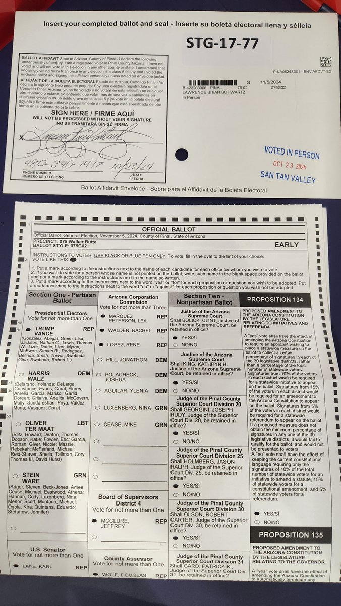 LBSchwartzAZ's tweet photo. @realdefender45 Way to go girl! Awesome, New Jersey! I did October 23rd!
#Trump2024 #TrumpVance2024 #Trump2024toSaveAmerica #TrumpVance2024TheOnlyChoice #RFKJr #KariLake #TulsiGabbard #VivekRamaswamy #PRAYFORTRUMPANDFAMILY 
@elonmusk https://t.co/SGIVuoyHsS