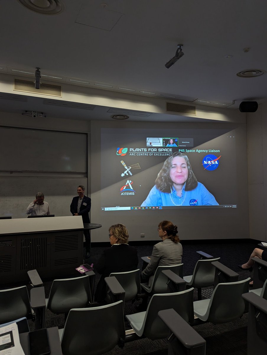 Dr Ali Gill (@aligill_) on Twitter photo Fantastic presentation by Gioia Massa from Kennedy Space Centre, NASA to set the scene and identify the knowledge gaps for the future. Inspiring for me to hear that non-invasive plant health monitoring is on the list! <a href="/plants4space/">@Plants4Space</a> 🥬 Fantastic presentation by Gioia Massa from Kennedy Space Centre, NASA to set the scene and identify the knowledge gaps for the future. Inspiring for me to hear that non-invasive plant health monitoring is on the list! <a href="/plants4space/">@Plants4Space</a> 🥬