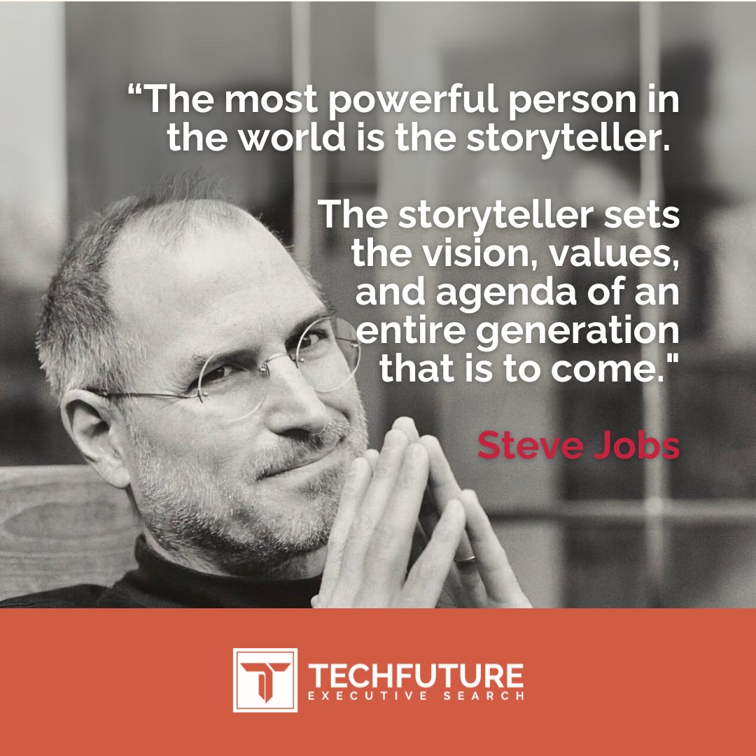 techfutureapac's tweet image. Steve Jobs used storytelling to change how we experience tech. It’s about more than code—soft skills make the difference. What story is your business telling? #Leadership #TechInspiration