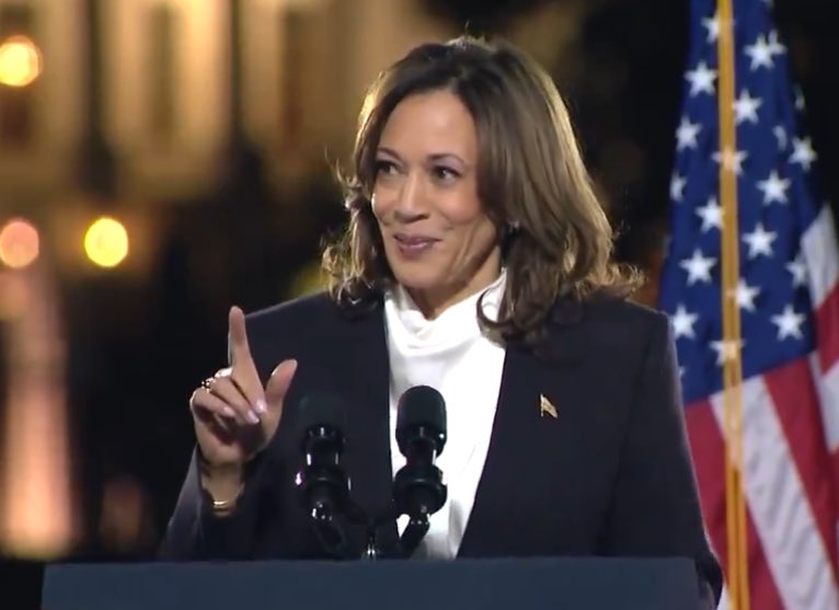 “On day one if elected, Donald Trump would walk into that office with an enemies list. When elected, I will walk in with a to-do list”

— Kamala Harris during her closing argument speech.