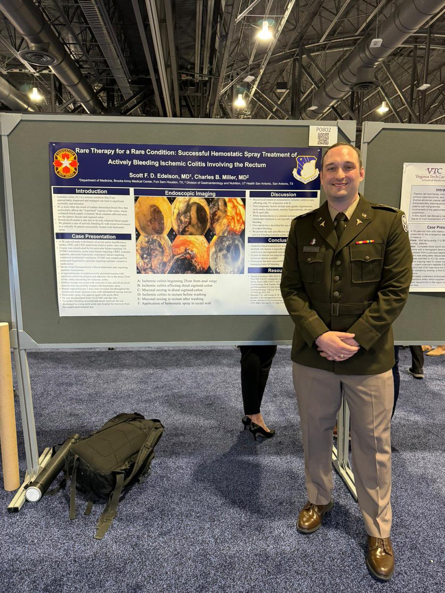 SAUSHEC Gastroenterology & Hepatology (@saushec_gi) on Twitter photo CPT Scott Edelson at #ACG2024 CPT Scott Edelson at #ACG2024