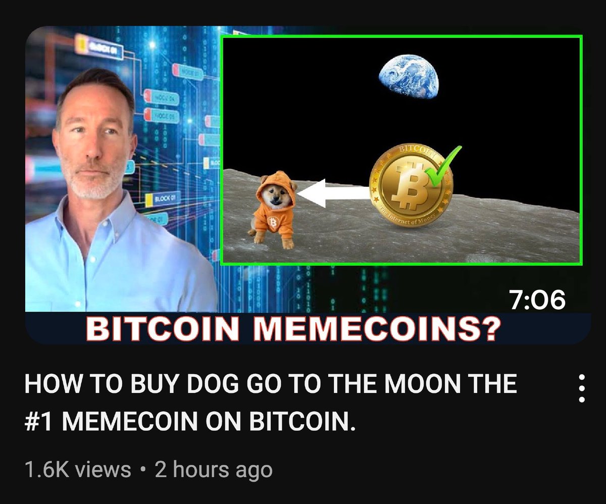 BREAKING: Top Crypto YouTuber <a href="/NewsAsset/">Digital Asset News</a> just posted a video to teach his 350K subscribers how to buy $DOG!