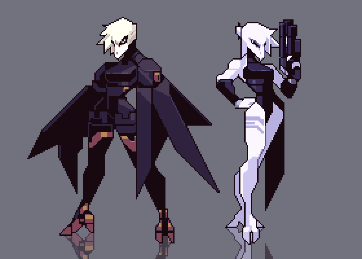 xlyphon's tweet image. Hey! I'm _Phon.
I'm a self taught pixel artist that loves and enjoys shapes and character design. Grayscaled or colored!