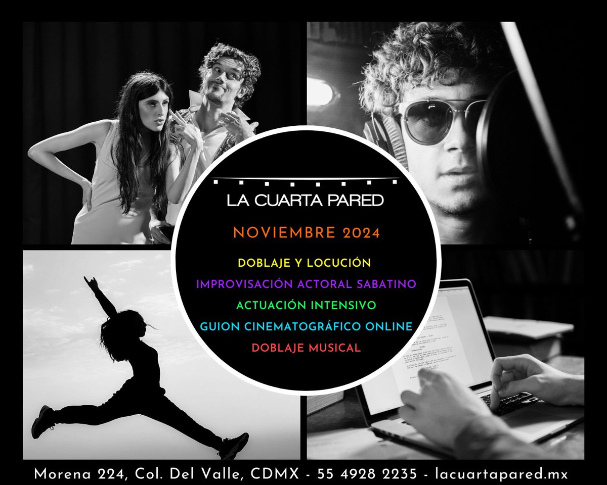 LaCuartaPared's tweet photo. ¿Quieres saber qué tenemos en noviembre para ti? https://t.co/bouXZEkvr0