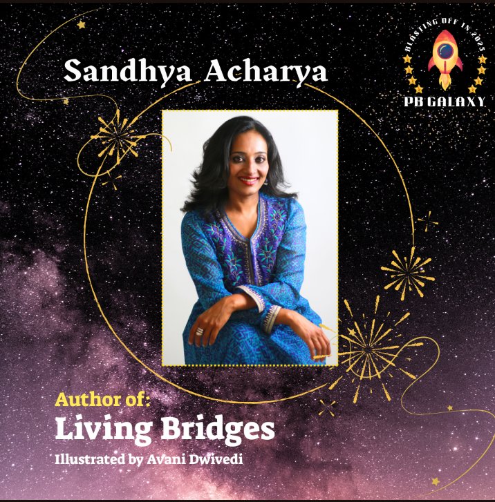 PB Galaxy (@pbgalaxy25) on Twitter photo Introducing PB Galaxy crew member Sandhya Acharya! <a href="/AuthorSandhya/">Sandhya Acharya</a>
πβ¨ππ
Sandhya's upcoming picture book LIVING BRIDGES releases in June 2025 from #BeachLaneBooks / <a href="/SimonKIDS/">Simon Kids</a> with illustrations by Avani Dwivedi. π« Introducing PB Galaxy crew member Sandhya Acharya! <a href="/AuthorSandhya/">Sandhya Acharya</a>
πβ¨ππ
Sandhya's upcoming picture book LIVING BRIDGES releases in June 2025 from #BeachLaneBooks / <a href="/SimonKIDS/">Simon Kids</a> with illustrations by Avani Dwivedi. π«