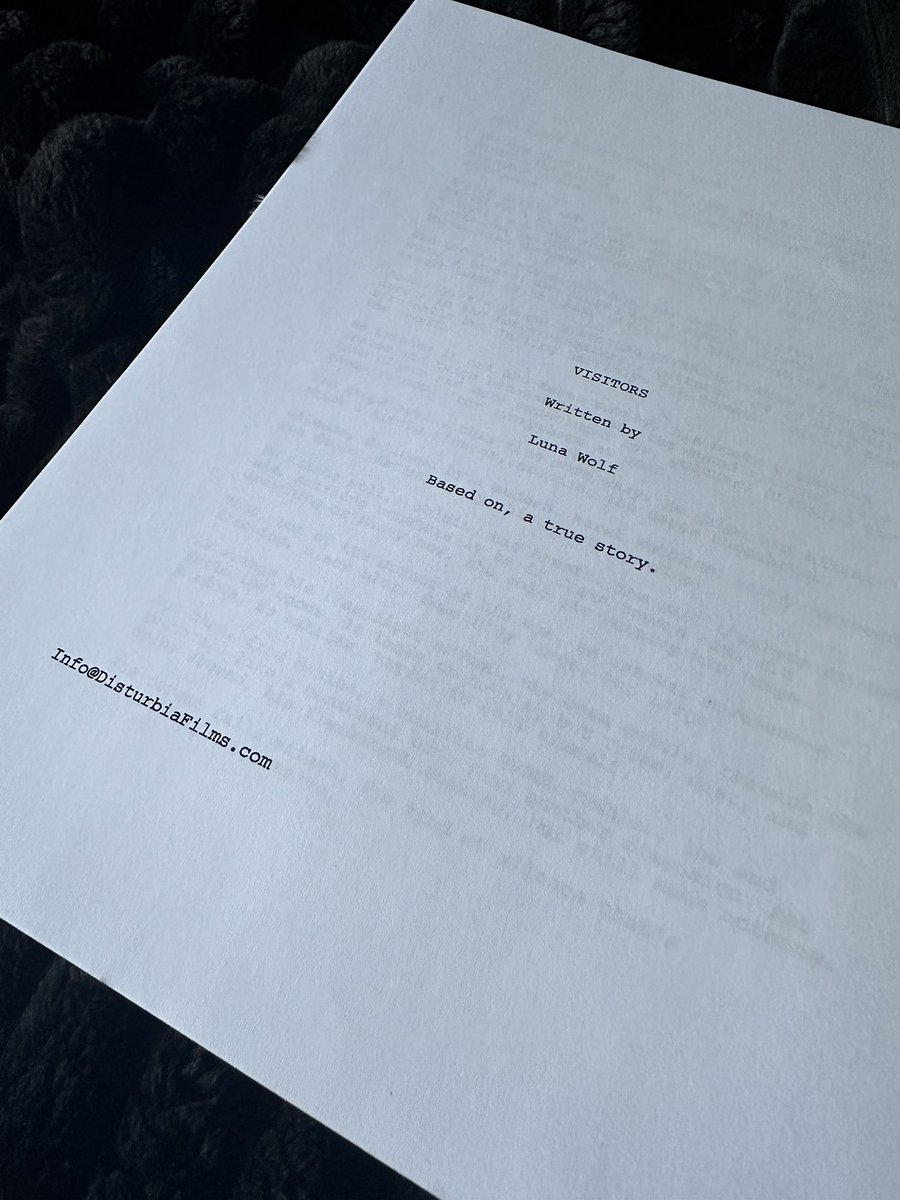 disturbiafilms_'s tweet image. Sometimes, you gotta have a working title to get the rest done!

#horrorfeature #horrorscript