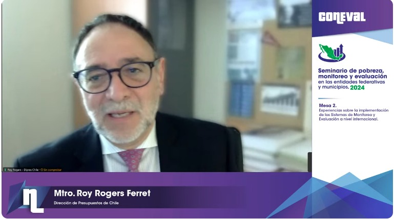 .<a href="/RoyRF/">Roy G. Rogers</a>, de la <a href="/DipresChile/">Dipres</a>, compartió las características del Sistema de Monitoreo y Evaluación de 🇨🇱. 

Destacó la importancia de reflexionar sobre las experiencias internacionales de estos Sistemas, pero siempre teniendo presente el contexto particular antes de su adopción.