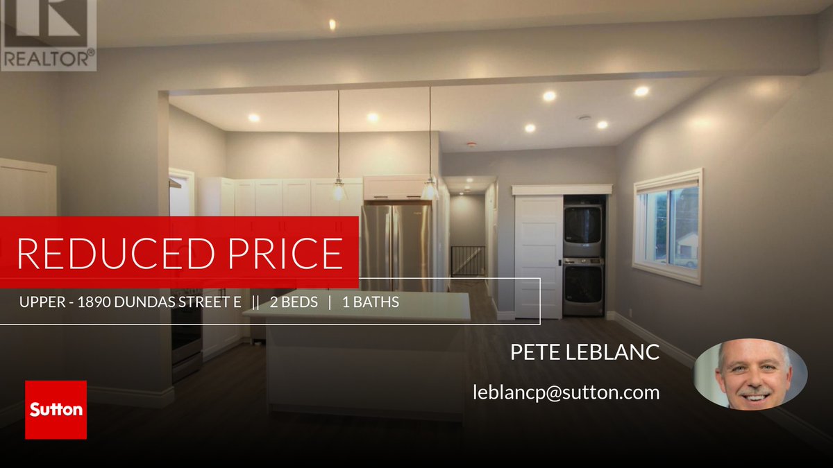 📍 Reduced Price 📍 This recently reduced home at Upper - 1890 Dundas Street E in London won't last long, so, don't wait to set up a showing! Reach out here or at  for more information!

Pete &amp; Sue LeBlanc, Realtors 
Sutton Group P... peteleblanc.sutton.com/for-lease/uppe…