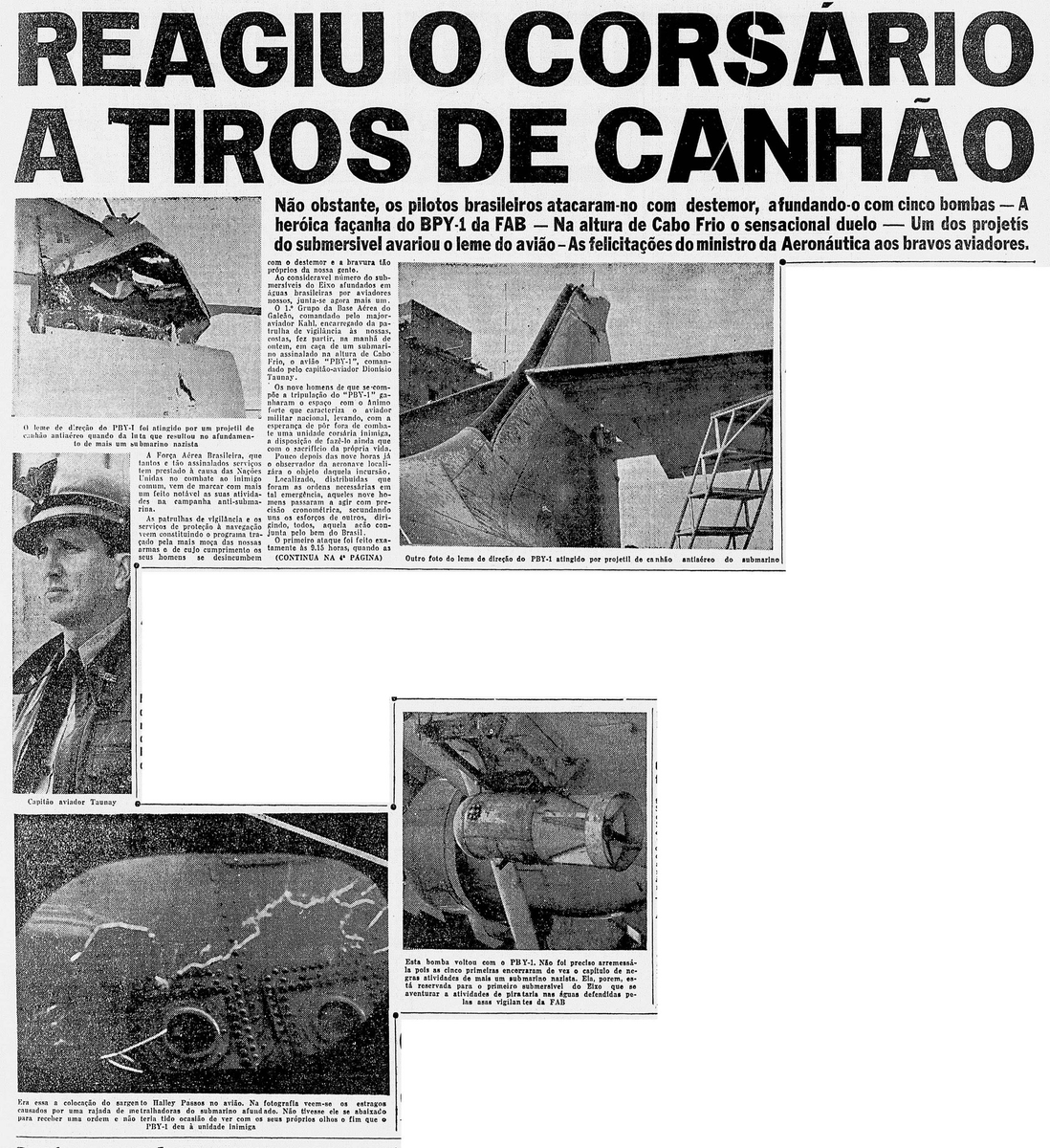 sentandoapua's tweet photo. Notícias da 2ª Guerra: 31OUT1943-Reagiu o corsário a tiros de canhão https://t.co/VoguJ11SEP
#OUT43 #ANoite #WWII #FAB #corsario #canhão @fab_oficial https://t.co/iA7nuc56K4