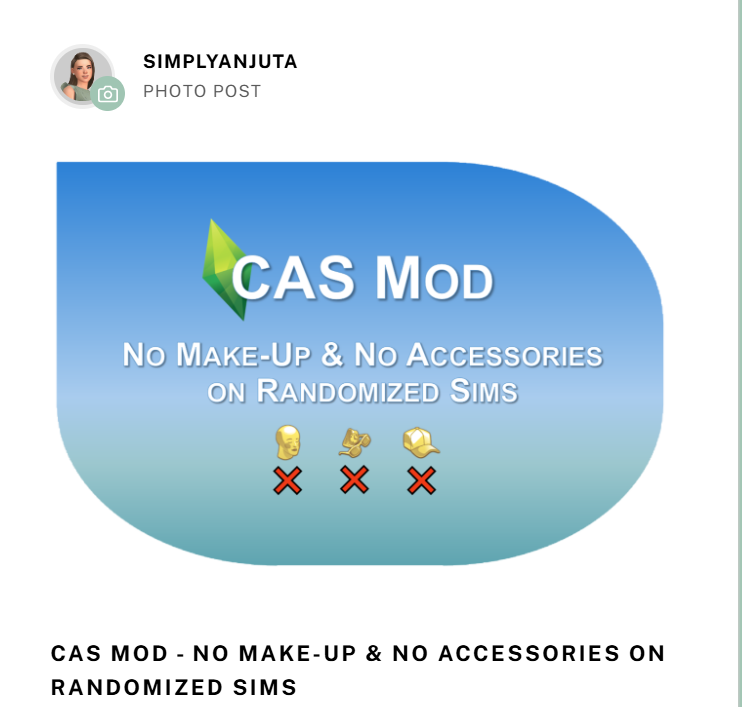 Hunniidaze's tweet photo. Found a new mod. I am always frustrated removing the accessories! https://t.co/37YUfLGbVl