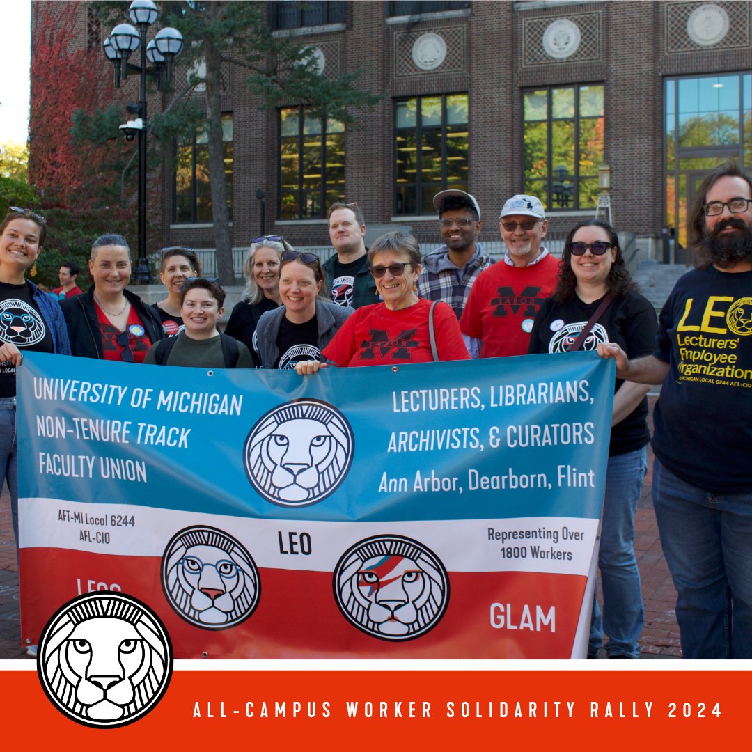 It was so great seeing everyone at the All-Campus Worker Solidarity Rally! #UnionStrong #1u