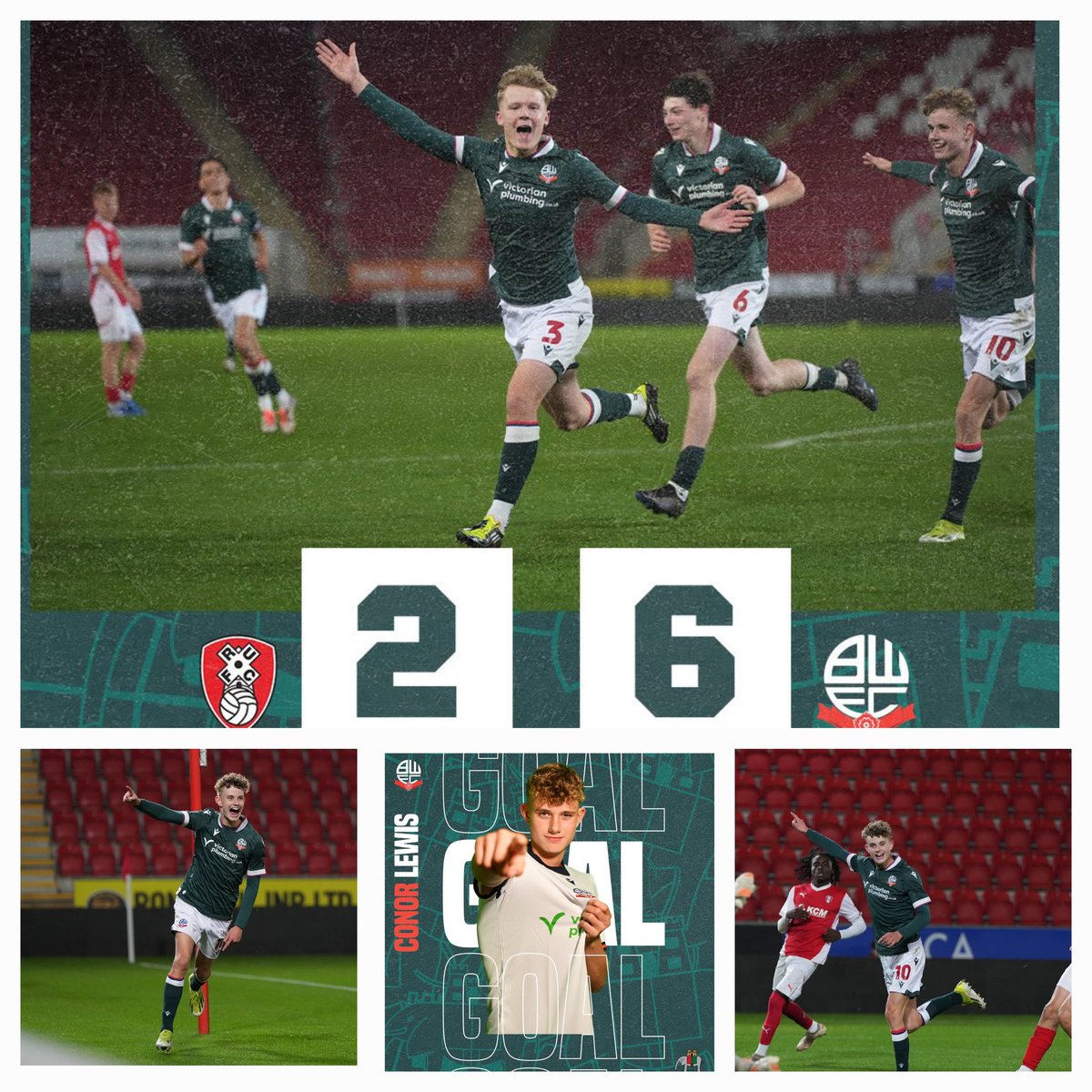 Colinbwfc's tweet image. What a performance by the Under 18s today in the Fa Youth Cup.  Beating Rotherham at their own ground 🔥⚽️
@conorlewis66 #bwfc