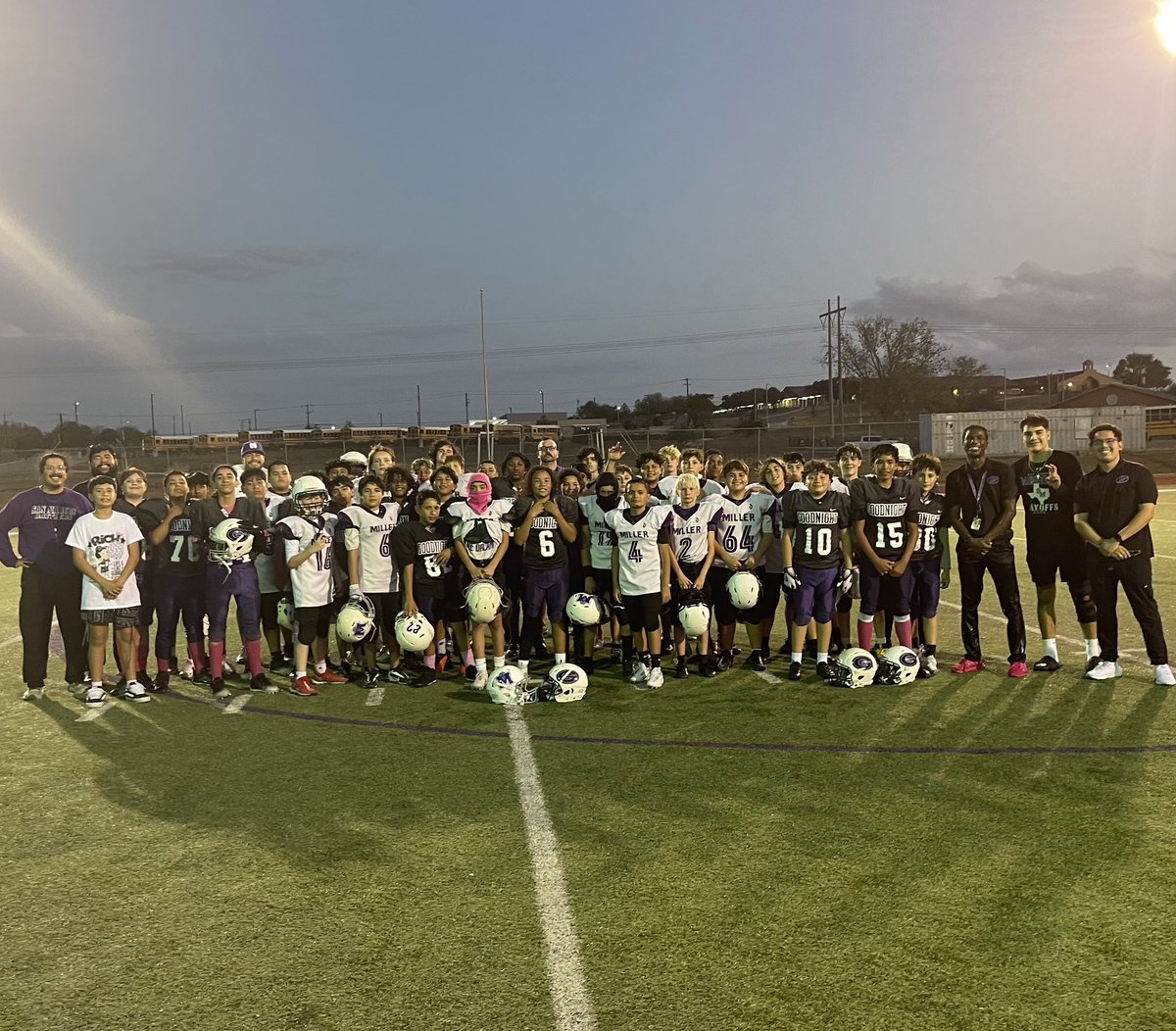 7th Grade B Team finished the year with a win over Miller, 16-12!!!! Great job boys!!!! #wearegoodnight #allin #StrikeAsOne