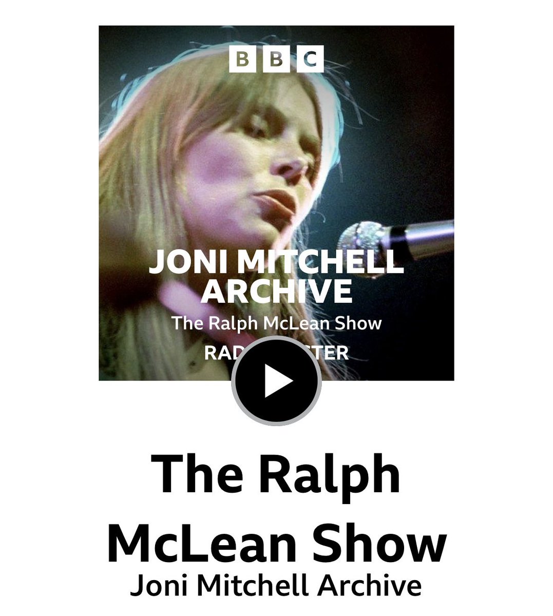 Brigid (@brigidoneill63) on Twitter photo Spectacular show of <a href="/jonimitchell/">Joni Mitchell</a> archive <a href="/RalphMcLeanShow/">Ralph McLean</a> <a href="/bbcradioulster/">BBC Radio Ulster</a> from 22.10.24. Listening back via <a href="/BBCSounds/">BBC Sounds</a> on my Irish tour travels.!😁That #DavidCrosby <a href="/sarahjarosz/">Sarah Jarosz</a> cover is sublime 👌& in love with <a href="/lauramarlinghq/">Laura Marling</a> #child of mine from first listen like u I think! Spectacular show of <a href="/jonimitchell/">Joni Mitchell</a> archive <a href="/RalphMcLeanShow/">Ralph McLean</a> <a href="/bbcradioulster/">BBC Radio Ulster</a> from 22.10.24. Listening back via <a href="/BBCSounds/">BBC Sounds</a> on my Irish tour travels.!😁That #DavidCrosby <a href="/sarahjarosz/">Sarah Jarosz</a> cover is sublime 👌& in love with <a href="/lauramarlinghq/">Laura Marling</a> #child of mine from first listen like u I think!