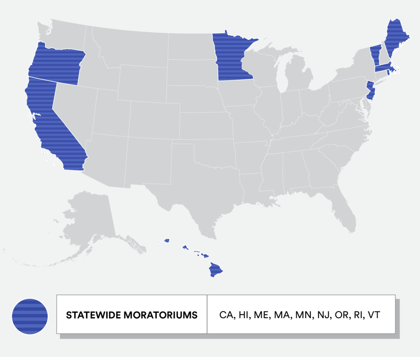 GovNuclear's tweet photo. DID YOU KNOW: These 9 states still have statewide bans on nuclear energy?  

Each state has its own specific set of rules and restrictions.  

Learn more: https://t.co/ISL1gZpe8g https://t.co/bAx6XMhcvk