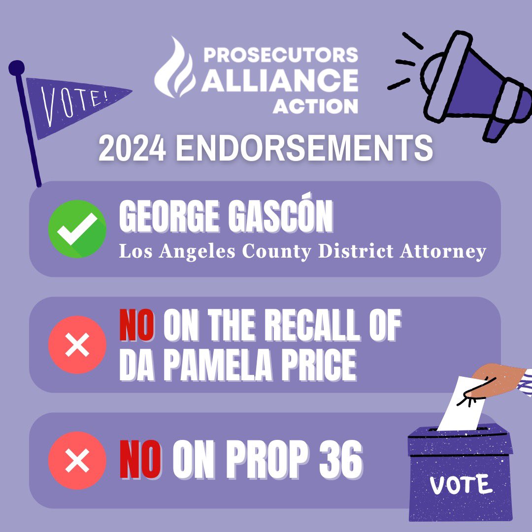We’re one week away from Election Day and justice is on the ballot in California. Let’s keep moving forward towards real safety and well-being in our communities. 

Learn more at prosecutorsallianceaction.org/endorsements.