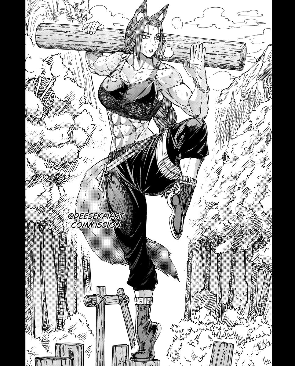 ordered by <a href="/aWastedNinja/">Wasted</a> before but forget to post here.

#manga #anime #comms #illustration