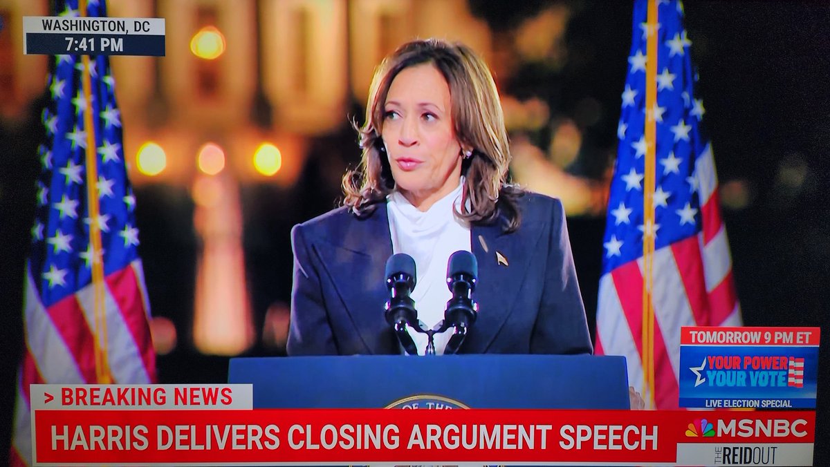 No matter your political party, you have to admit that Kamala Harris is the ONLY presidential candidate who is NOT a convicted felon, and the only one who looks, sounds, and ACTS Presidential.

She's pledged to have Republicans in her cabinet.

She is the ONLY candidate who has