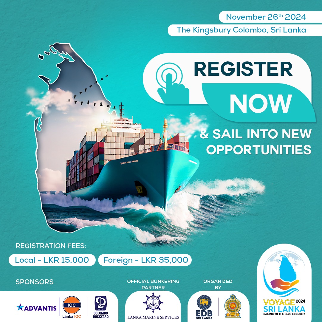 slcgmel's tweet photo. Marine Summit: Voyage Sri Lanka 2024
26th November 2024 https://t.co/olgc161qf9