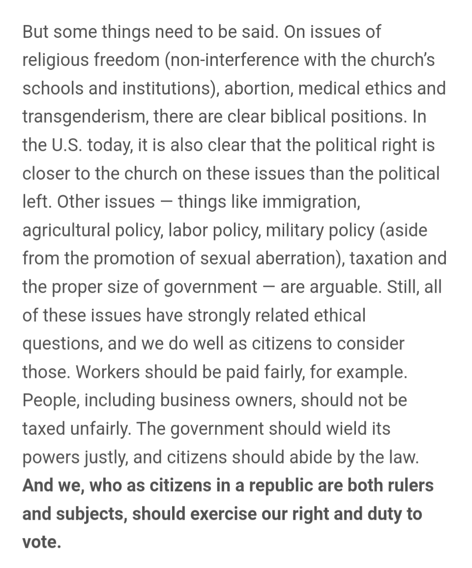 LCMSWatcher's tweet image. Tremendously disappointing, but at this point not surprising.

The president of the LCMS has vitriol for a "biblically unfaithful" Minnesota Lutheran of the wrong party, but extends grace to a felonious serial adulterer because he belongs to the right party.

Lord have mercy.