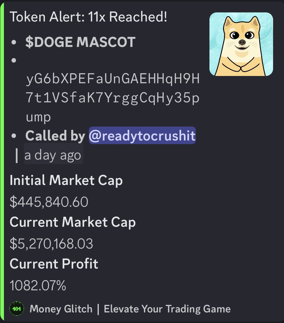 404Labs_'s tweet photo. The right tools and the right KOLs let you make calls like these:

$POPGOAT 33k to 3.7M - 111x
$LUCE 1.7M to 64M - 36x
$SHIBU 445k to 5.2M - 11x

You just missed 158x today

Welcome to 404 https://t.co/VscFDO2NAs