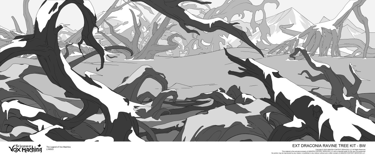 mxu_art's tweet image. The twisting frosty trees of Draconia
#CriticalRole #TheLegendofVoxMachina #LVMCrew