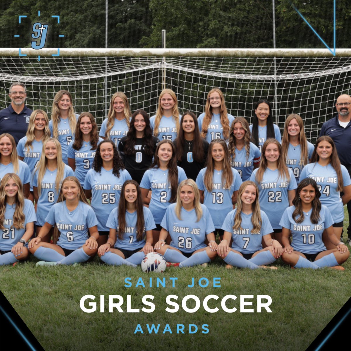 Congratulations to Maura Green on being named <a href="/SJGSoccer/">SJ Girls Soccer</a>’s 2024 ISCA Top Team Player.

Congratulations to Shea Anderson, Lauren Frick, Paige Goben and Kaitlyn Swartzendruber on being named to the 2024 ISCA All-District Team.