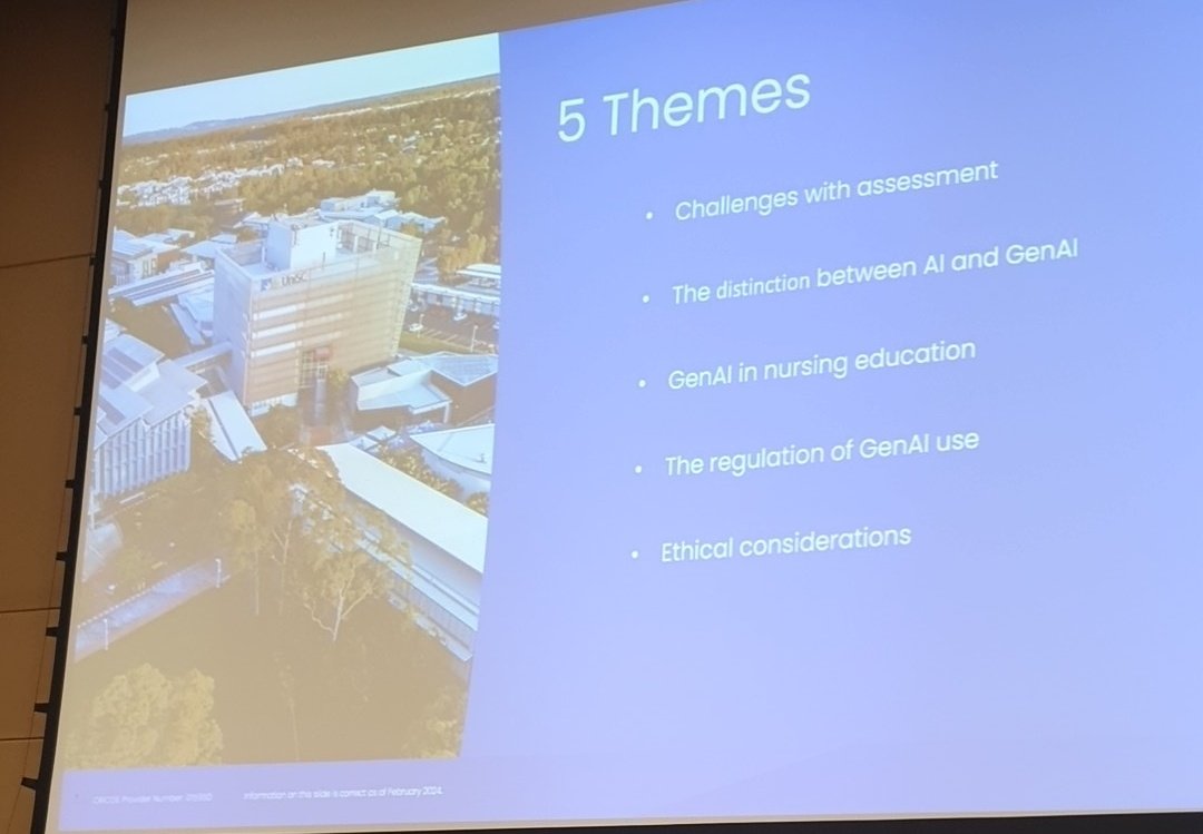 UoWnursing's tweet photo. Views of markers on #genAI - mixed
Robotic simplistic narratives are quickly created for a pass
Inequities of access
@salamonson 
#NETNEP24 https://t.co/avdnSxLcS3