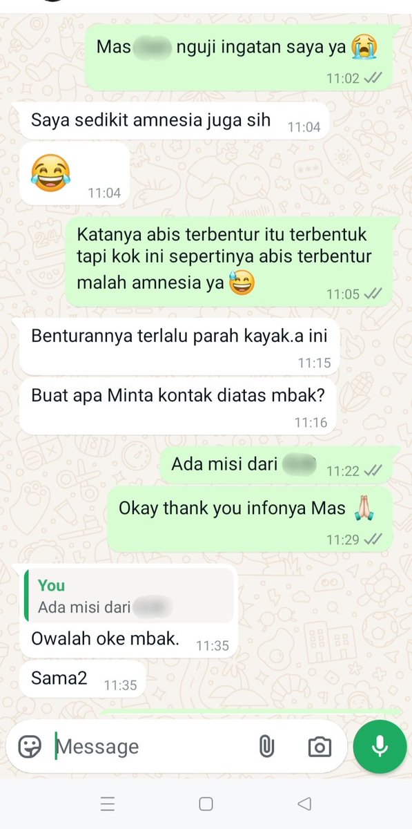 Kamalind's tweet photo. Ketika terbentur tidak lagi terbentuk tapi malah amnesia 😂 https://t.co/9hXWRA7Vpy