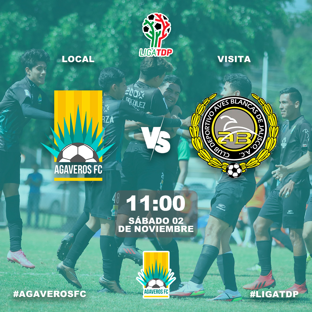 agaveros_fc's tweet photo. En esta 6ta jornada, toca jugar contra AVES BLANCAS! ⚽

📆 Sábado 02 de Noviembre a las 11:00a.m.

Nuestros jugadores han trabajado sin descanso y están preparados para dejar el alma en la cancha. ¡Acompáñanos a luchar por el triunfo! 🏆

#LigaTDP #AgaverosFC https://t.co/8ChuZcwgec