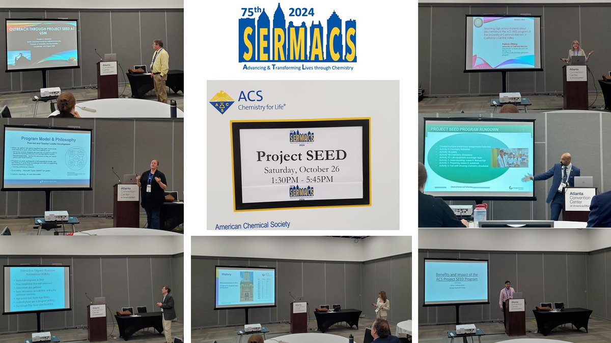 AjayMallia's tweet image. It was great organizing the @AmerChemSociety  #ProjectSEED symposium at @sermacs2024 . 
Learn more about the #ProjectSEED program here: acs.org/education/stud…