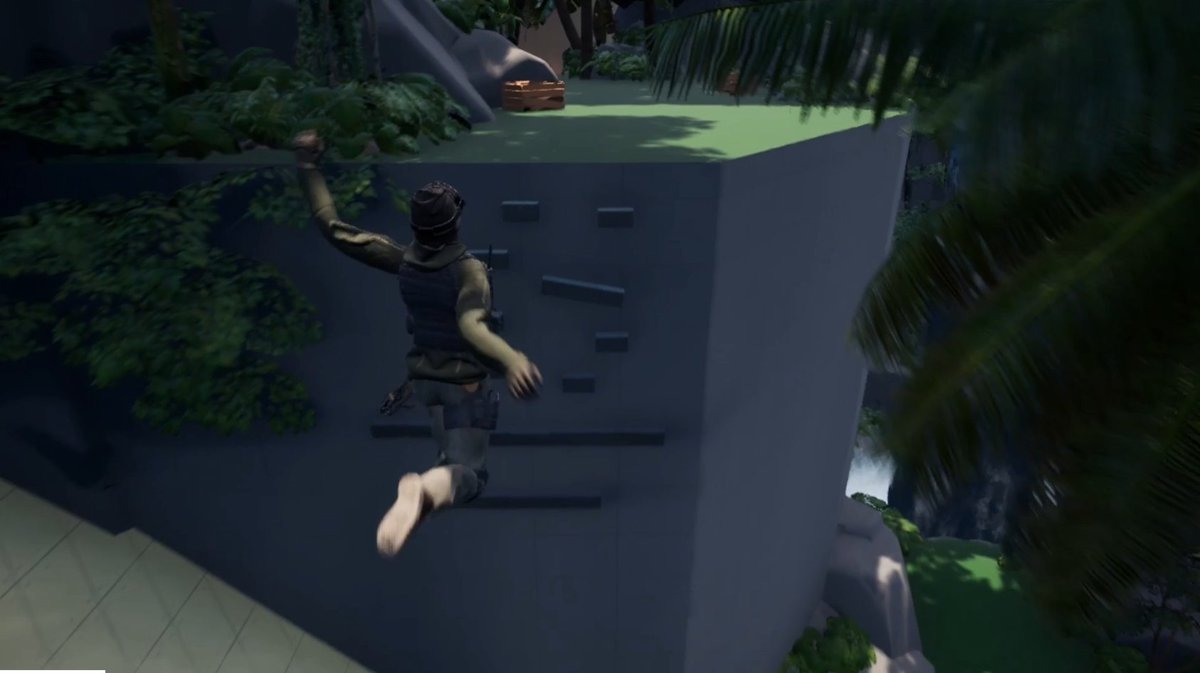 paulnog_'s tweet photo. Quick gameplay trailer/images of a #leveldesign map I did last year to improve my script writing, narrative, level and world design skills  in addition to my visual scripting, cinematic, tech art &amp; design knowledges. Heavily inspired by #StarWars and #Uncharted.  
#Blocktober https://t.co/sq8bS6g09T