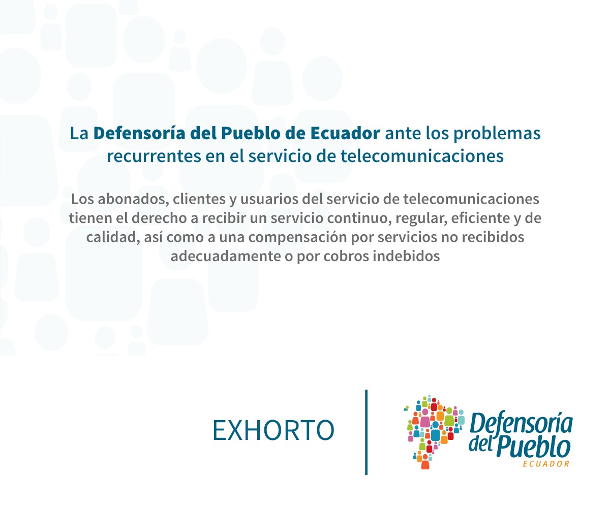 Defensoría del Pueblo de Ecuador tweet media