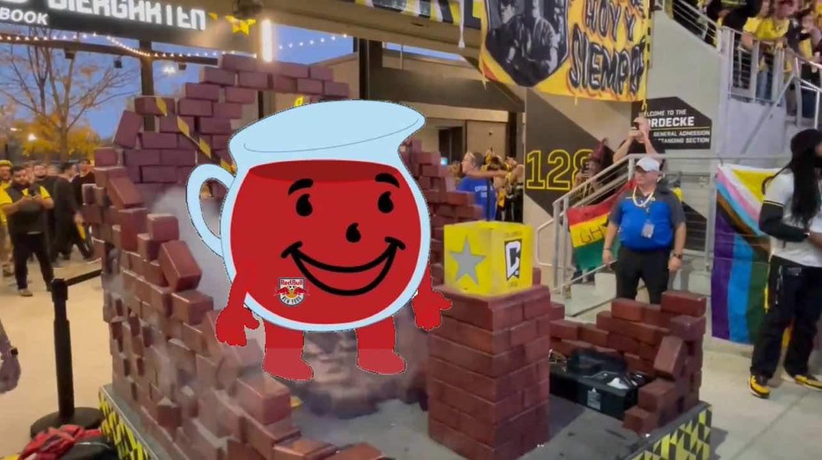 Round 1 @mls playoffs in Ohio going good so far? —
OH, YEAH! #RBNY 🐂 🪽 🪽