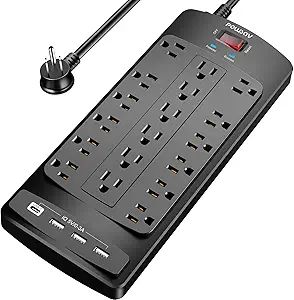 TodaysSteals's tweet photo. 40% OFF 18 Outlets Surge Protector Power Strip.

SHOP HERE: https://t.co/wksVjTl69J https://t.co/YFRQtbg5wF