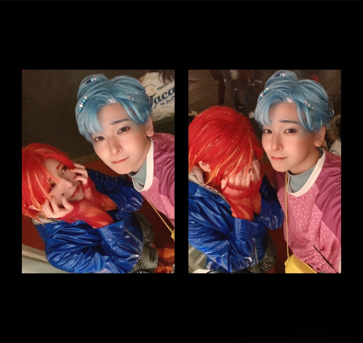 planet_T_D's tweet photo. 雨でフードが本来の力発揮したり笑 寒さで凍えたりしたけどたのしかった〜〜〜💧🔥
作品分かって声かけてくださる方もたくさんいて𝓗𝓐𝓟𝓟𝓨でした😭🫶
3枚目は唯一フーディ脱げた室内でウェイドが撮ってくれたもので 4・5枚目は彼氏のかわいさに限界を迎えたウェイド強火(物理)です
#Tsubasa_D_H https://t.co/0CdwOG0P1U