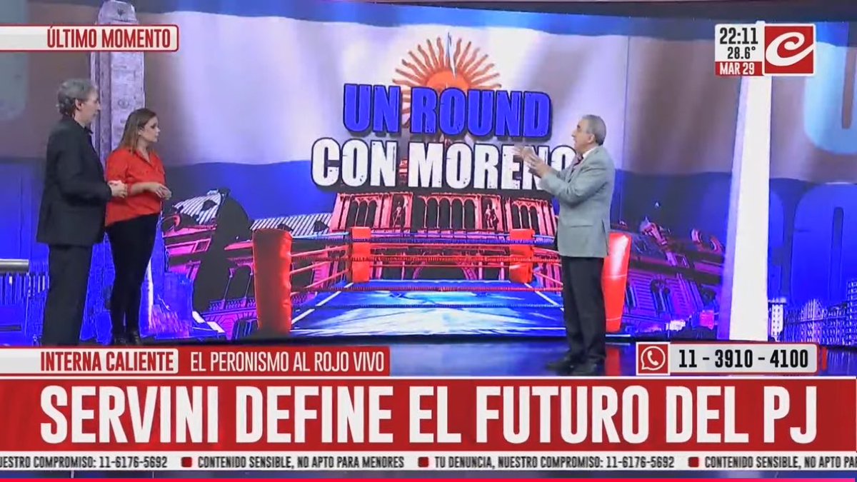 MorenoPuebloVoz's tweet photo. ⚡️AHORA EN VIVO! Guillermo Moreno en cronica
#PJ #Servini
➡️ https://t.co/C0ZmnCoHen https://t.co/ZUqSTYvCzZ