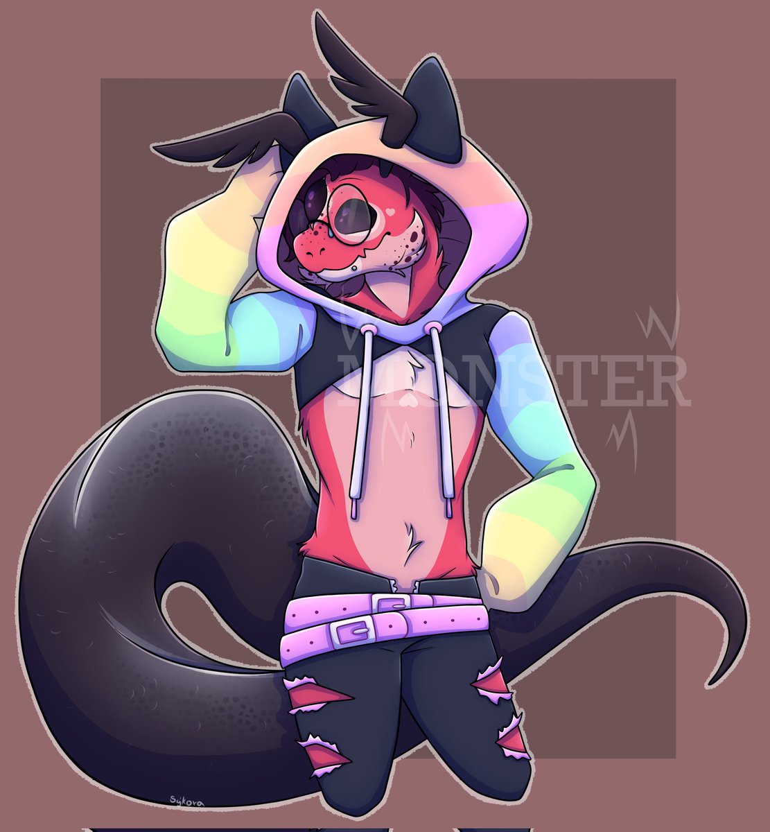 _Bloody_Monster's tweet photo. Dressuptober Day - 27
•
Colurful boy! 🌈

#art #vrynagaspecies #Dressuptober https://t.co/yFnTO4uhNI