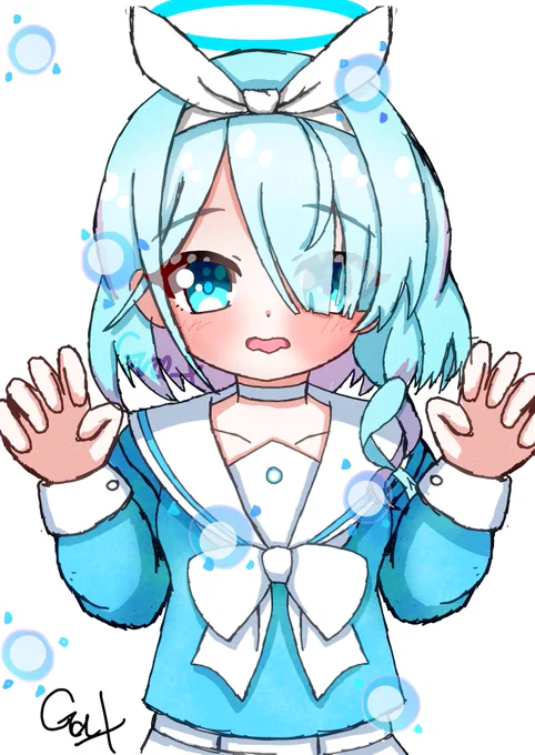 #ブルアカ あっ…先生っ画面連打するのやめてください…さりげなく胸タップするのやめろください… 