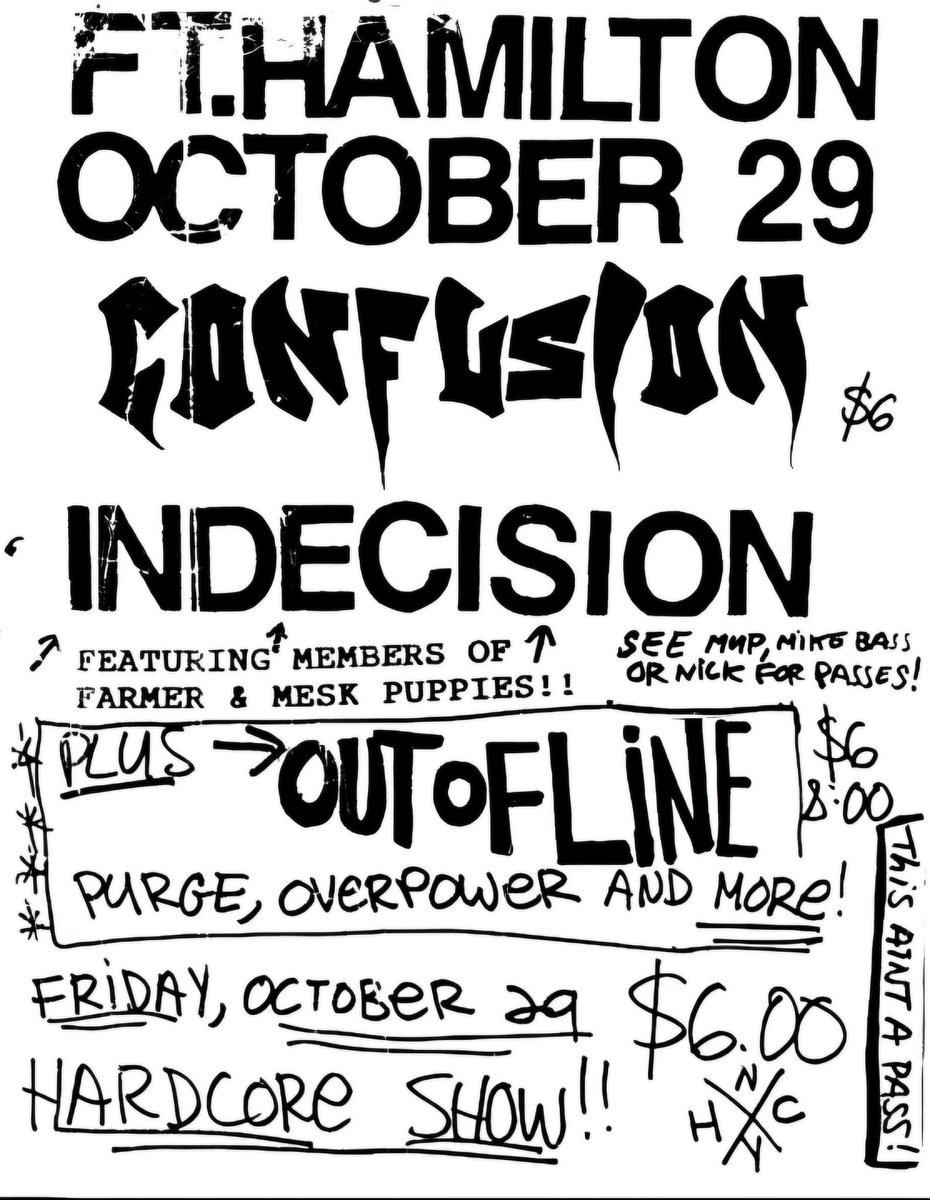 My band played our first show 31 years ago today. Fort Hamilton high school auditorium was never the same. 🤘🏼👴🏼