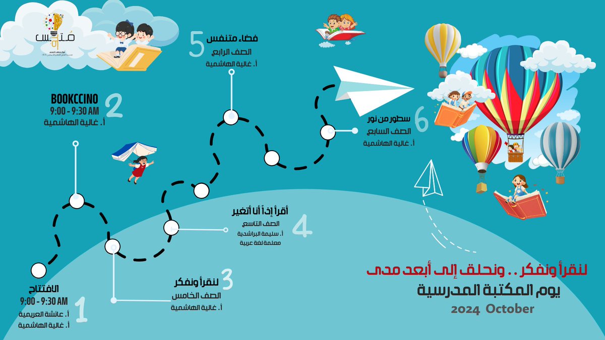EduGovSsq5135's tweet photo. برنامج اليوم يتضمن عدة فعاليات وأنشطة ومسابقات تعليمية قرائية وترفيهية .. https://t.co/WnhEWS27cP