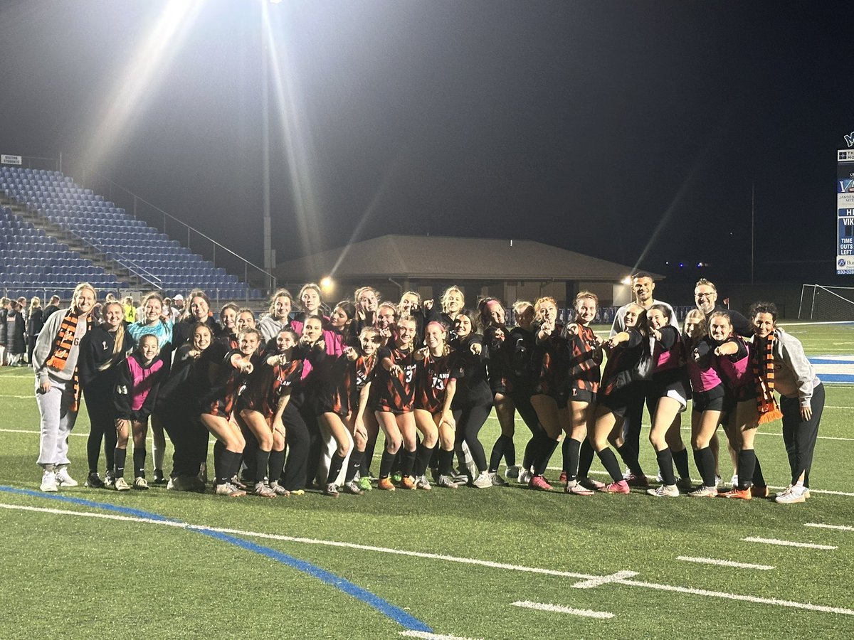 LHSTigerAD's tweet photo. Our Tigers advance to the Regional Final on Saturday at Beavercreek at noon! https://t.co/F82DP59nWp