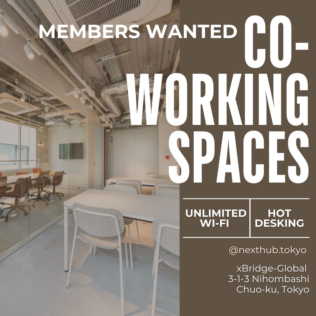 nexthubjp's tweet photo. Looking for a co-working spaces in Tokyo? Start-up friendly NEXTHUB is located in the super convenient area, 3 min. from Tokyo sta. (Yaesu North Exit) ,1min. from Nihombashi sta.(B3 Exit) . Check out https://t.co/rbp6inh1u7 to find out more, send your inquiry now! https://t.co/QtJ6fnPLRz