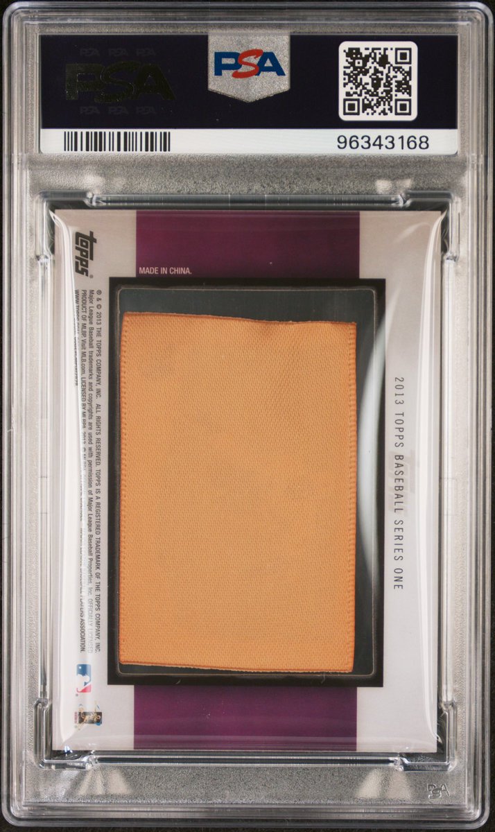 AJonesSigning's tweet photo. Adam Jones 2013 Topps Silk collection 49/50, graded Psa 9/10. $200 shipped https://t.co/4ejLncKllH