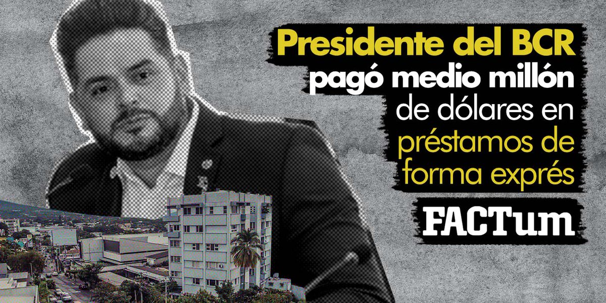 RevistaFactum's tweet photo. #Políticas |🔴 Douglas Rodríguez, presidente del Banco Central de Reserva, canceló en cuestión de meses dos créditos hipotecarios que suman más de medio millón de dólares. Compró propiedades en la colonia Escalón y San Benito.

➡️Antes de integrar el Gobierno de Bukele, Rodríguez tenía una casa en San Bartolo y una propiedad en Nuevo Cuscatlán.

🖊️Por @Avelar2112.

🔗Visita la investigación en el siguiente enlace: https://t.co/OkgZ8tx2EI